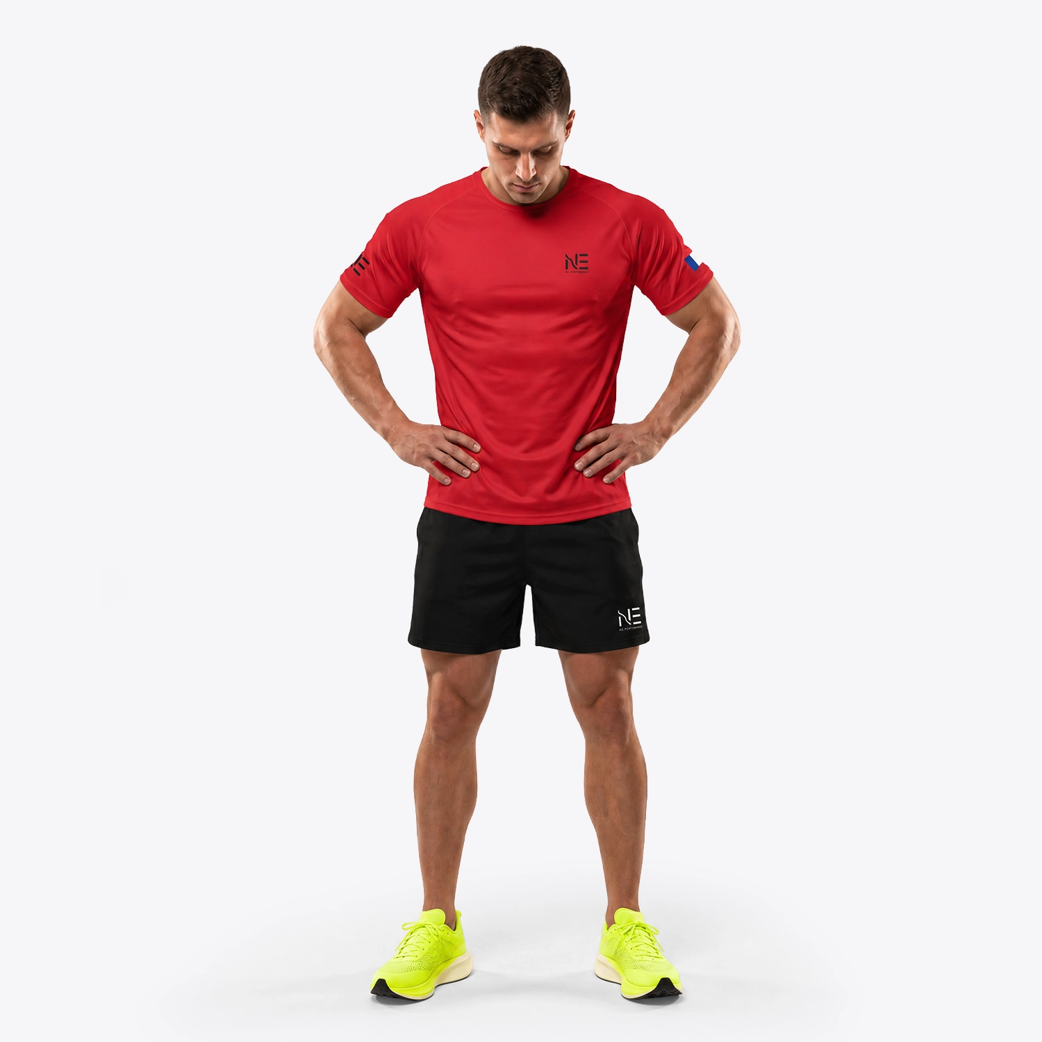 Short de sport noir NE MOTION New Equilibre