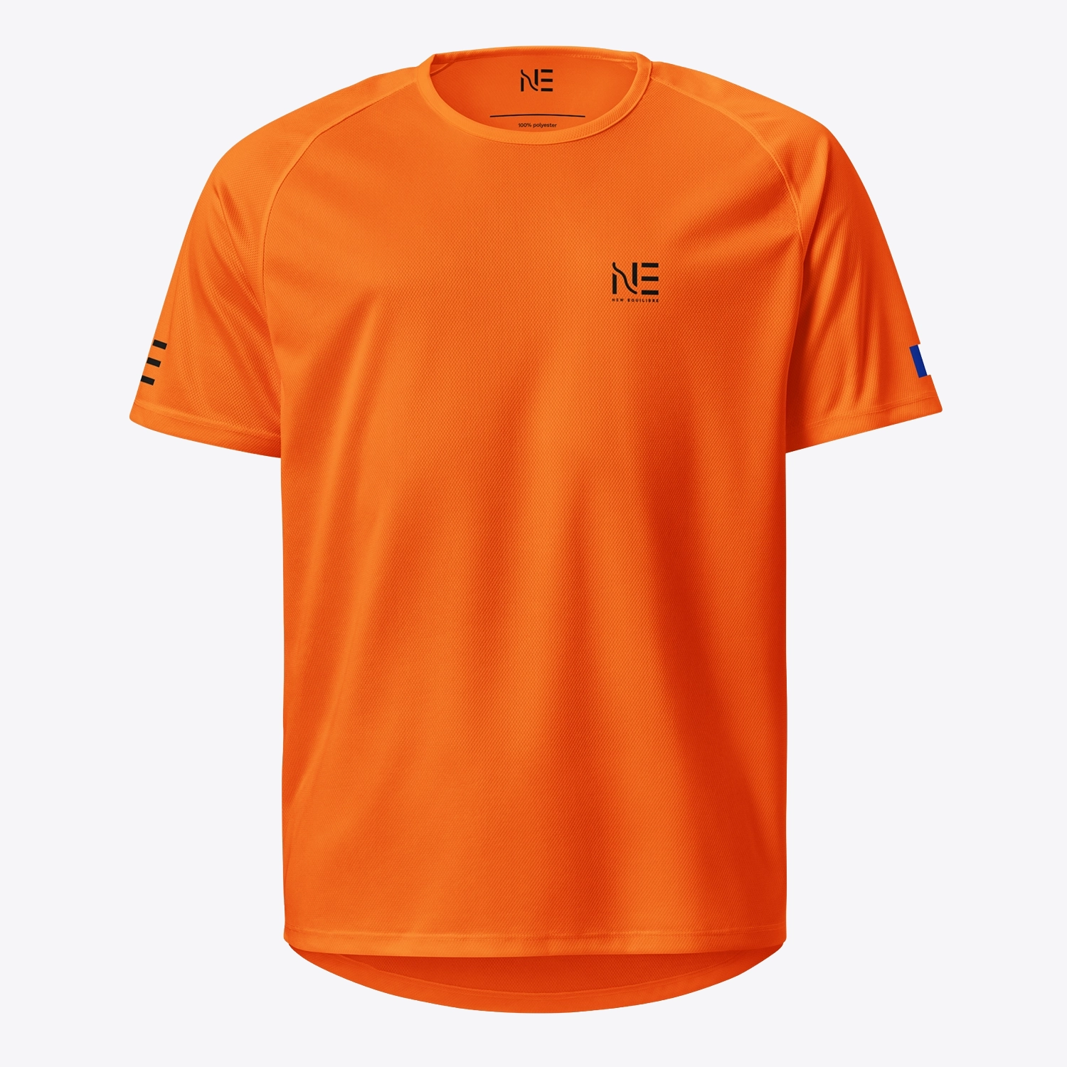 T-shirt de sport à manches courtes pour Homme "Every Step Matters" Orange New Equilibre